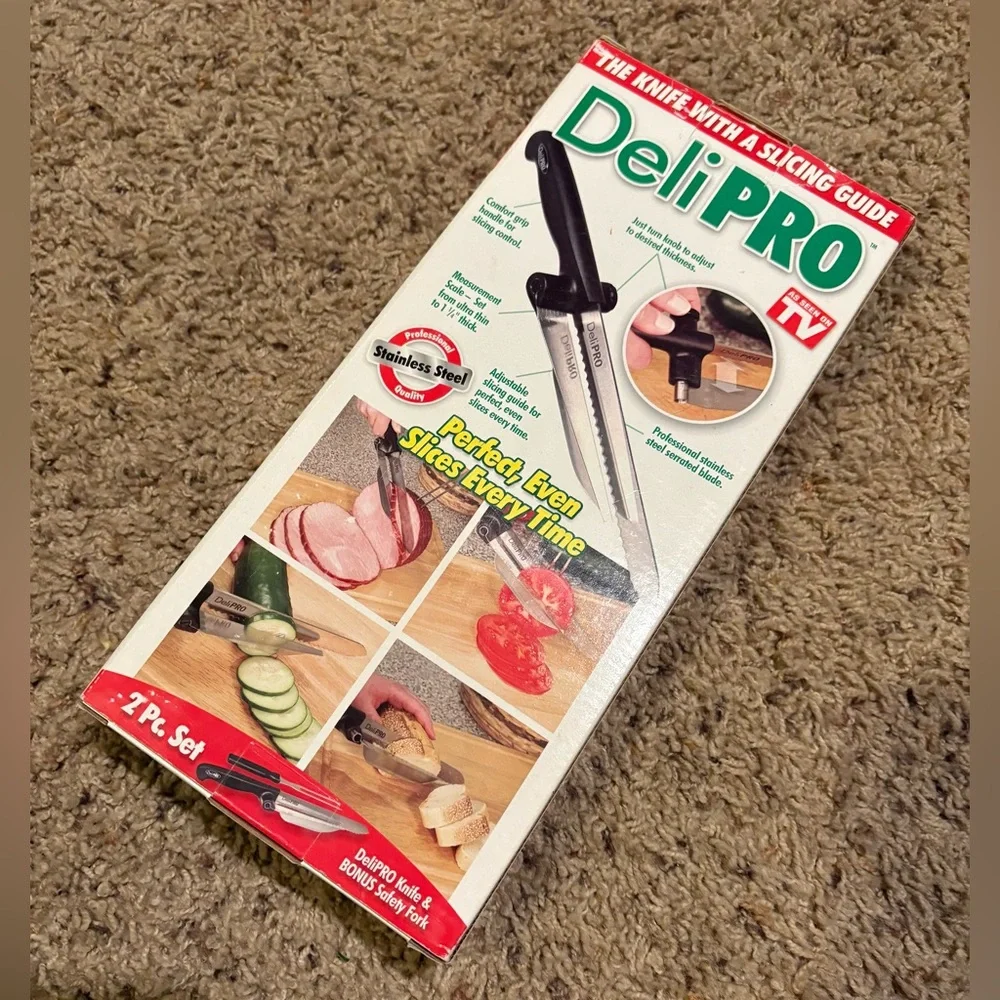 Deli Pro 2 Piece Knife Set - As Seen on TV - NEW
